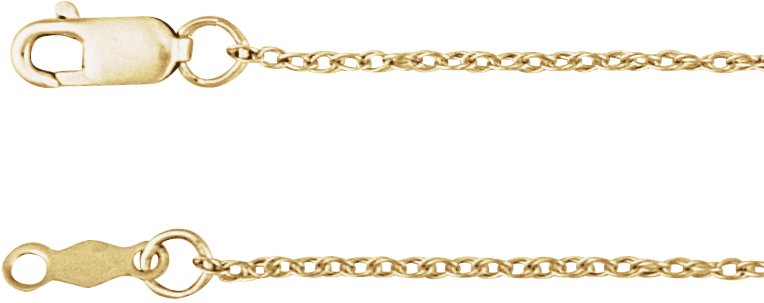 1.25 mm Rope Chain
