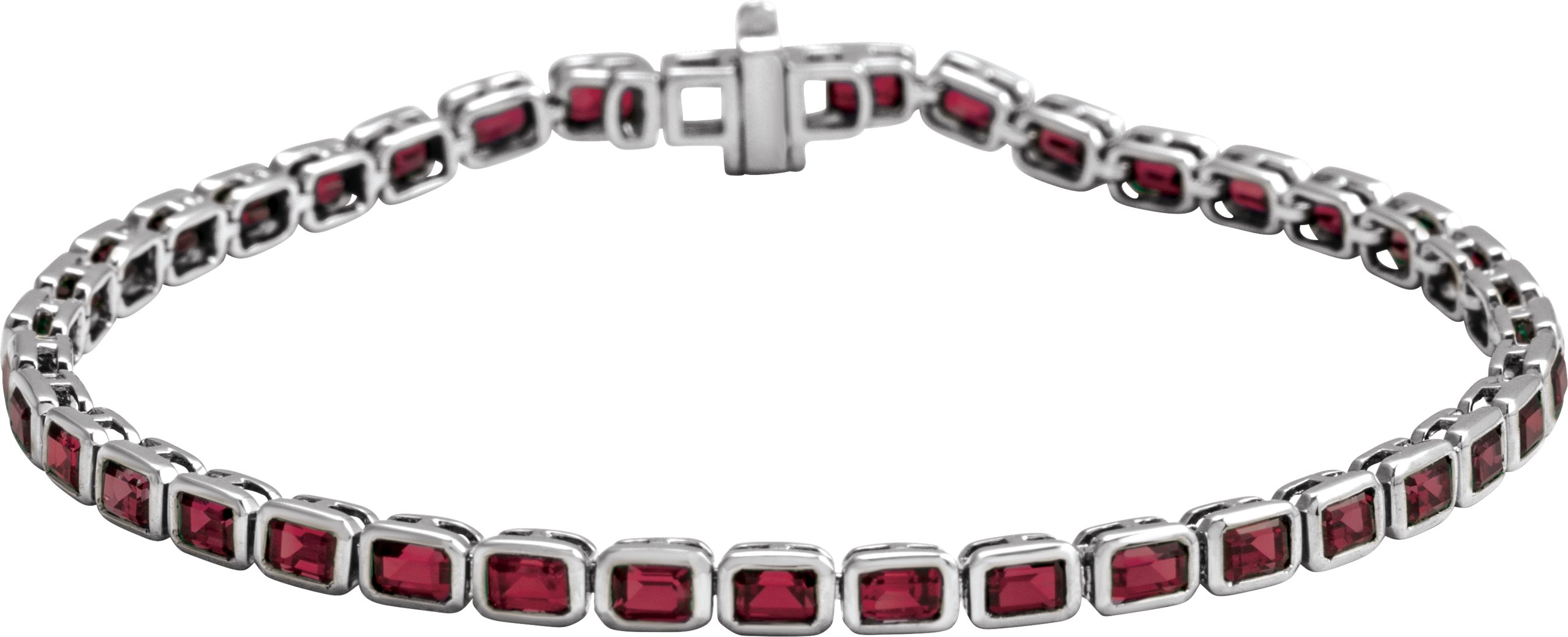 Bezel-Set Line Bracelet
