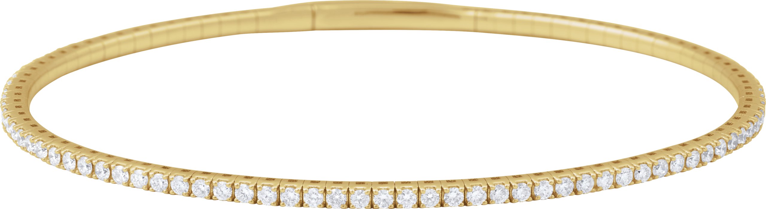 Fully Accented Flexible Bangle Bracelet