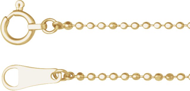 1.2 mm Diamond-Cut Bead Chain