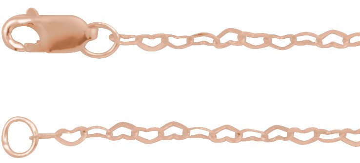 1.9 mm Heart Chain