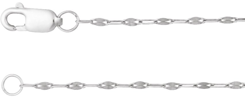 1.5 mm Keyhole Chain