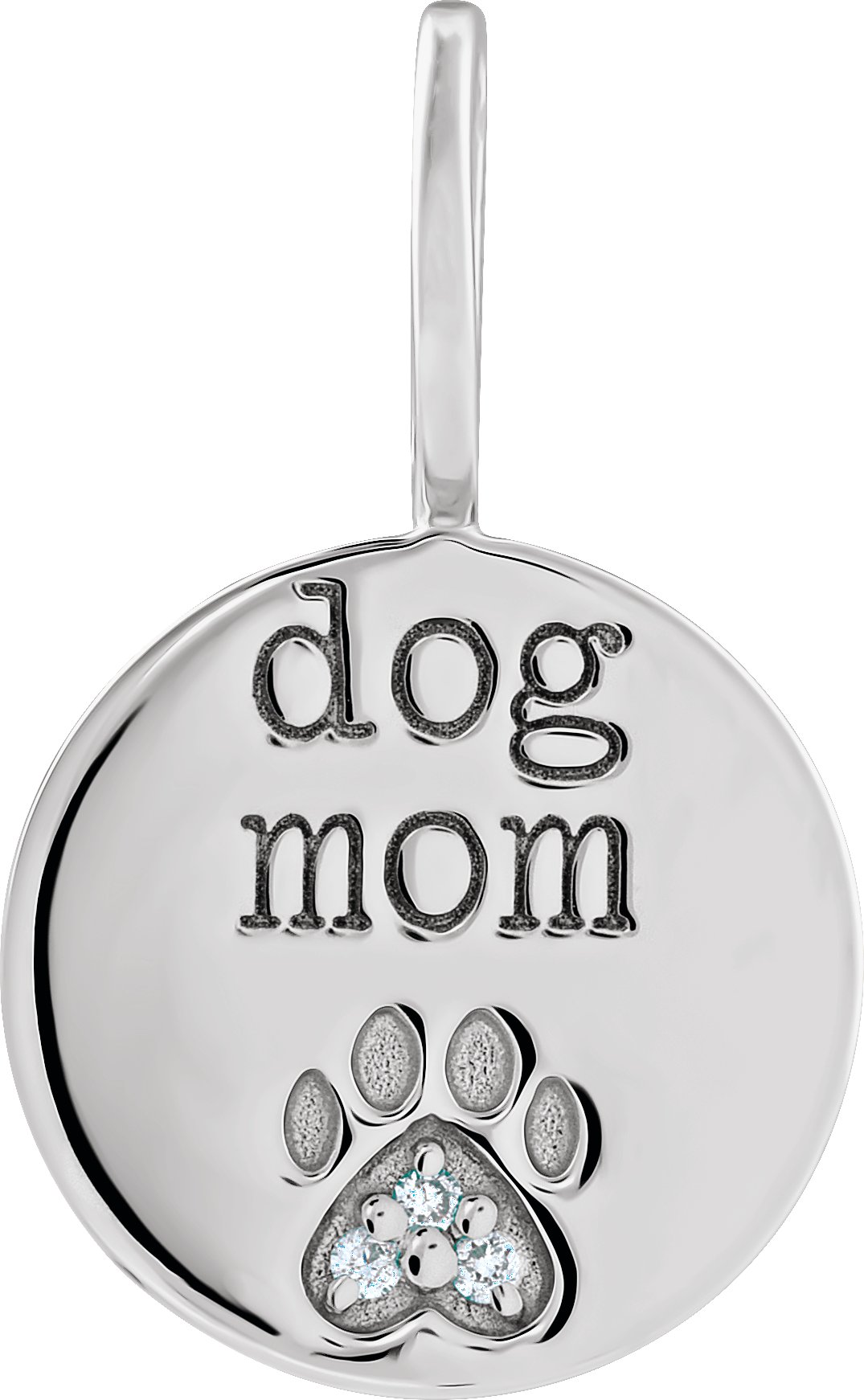 Engraved Paw Print Charm/Pendant