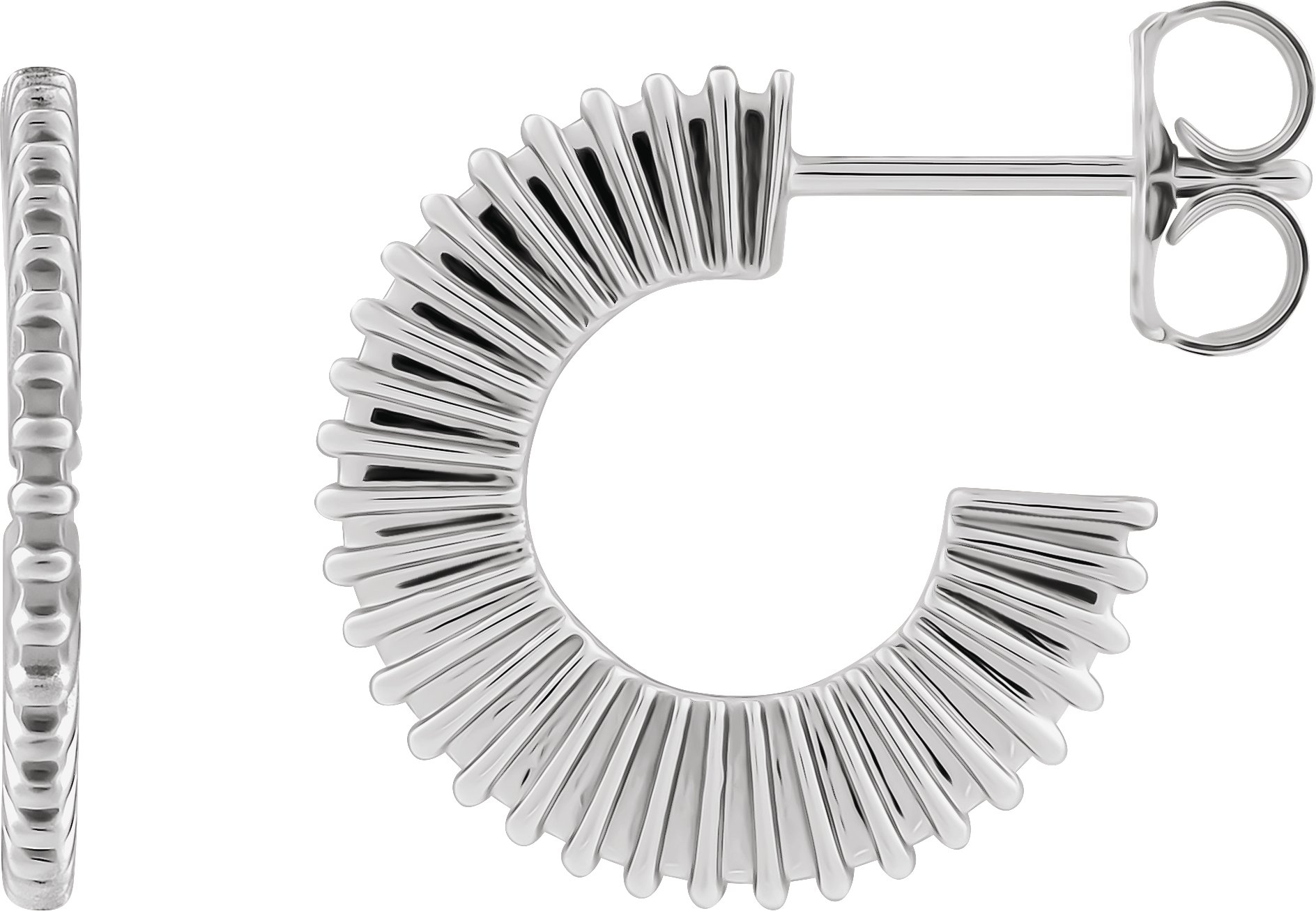 Starburst Hoop Earrings