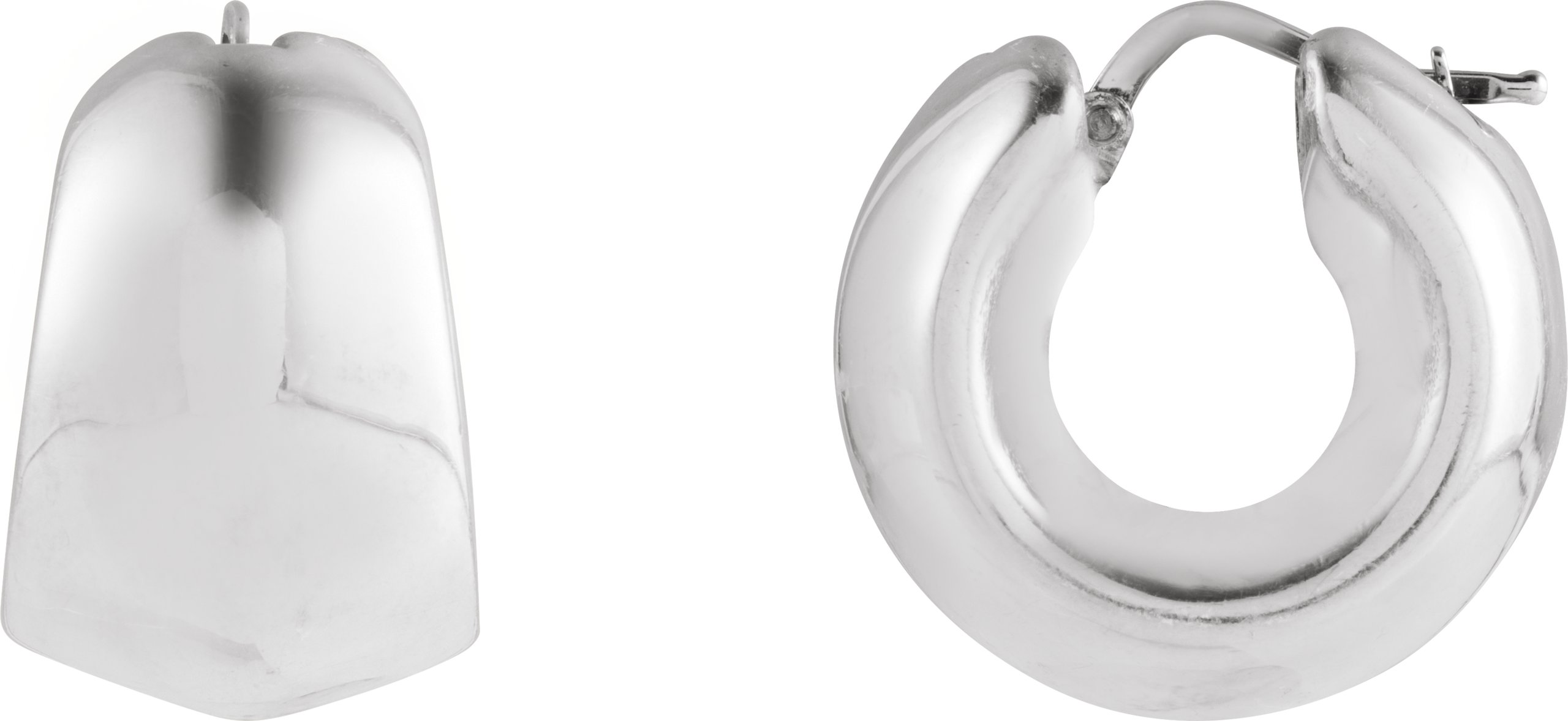 Electroform Hoop Earrings