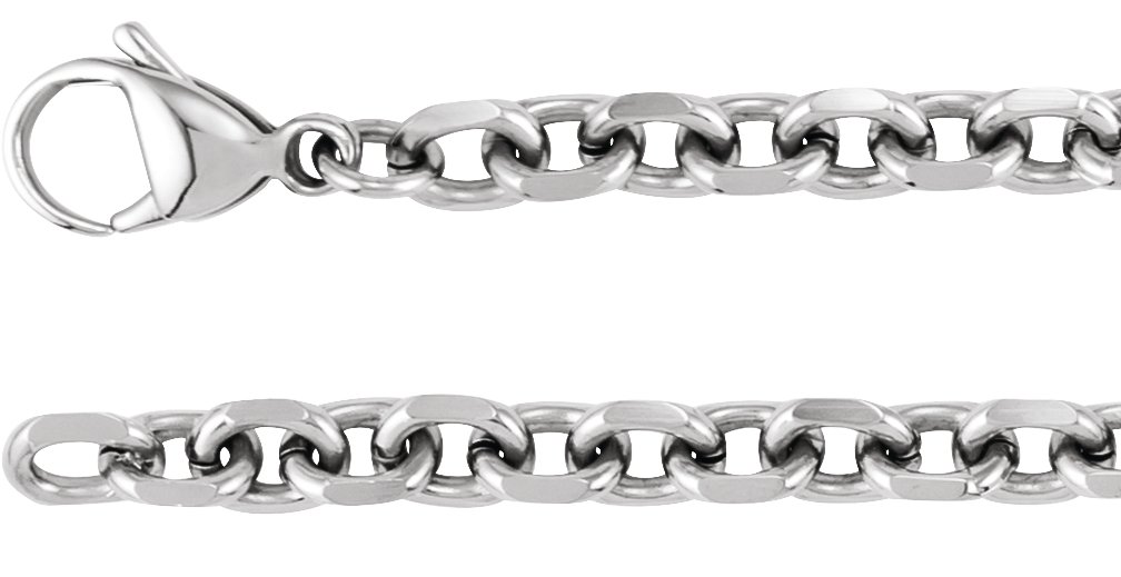 5.5 mm Diamond-Cut Cable Chain