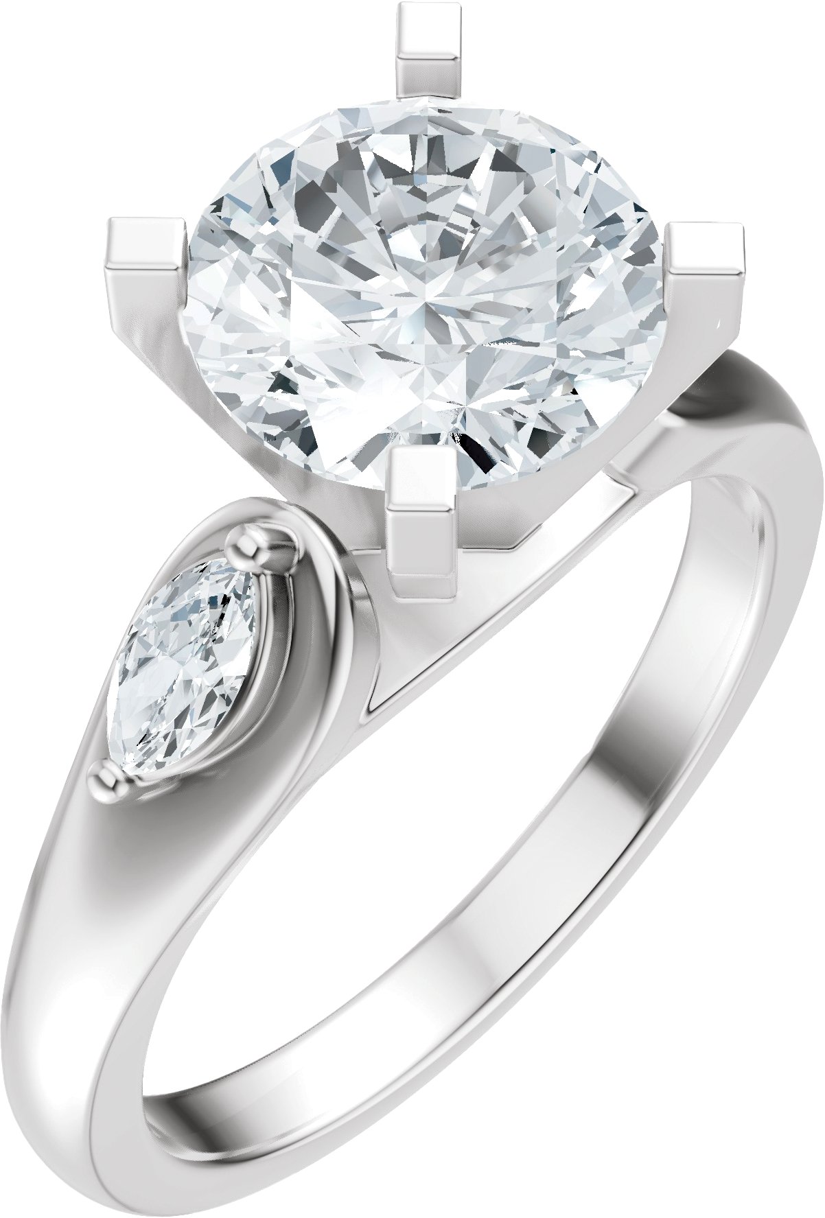 Three-Stone Engagement Ring or Band