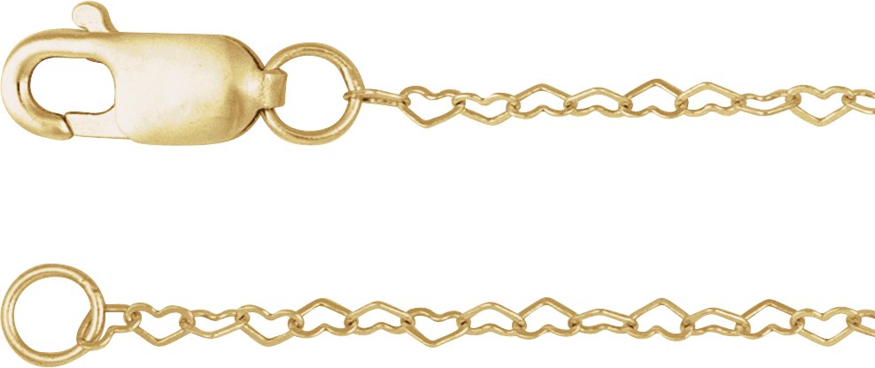 .8 mm Heart Chain
