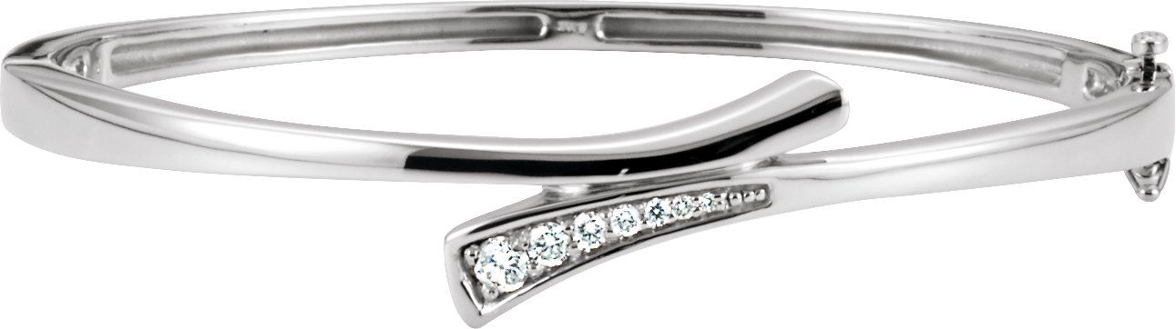 Journey Hinged Bangle Bracelet