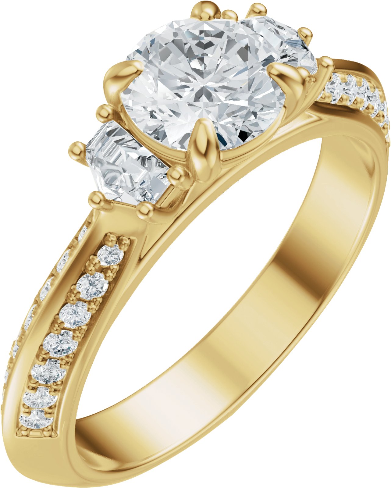 Three-Stone Engagement Ring or Band