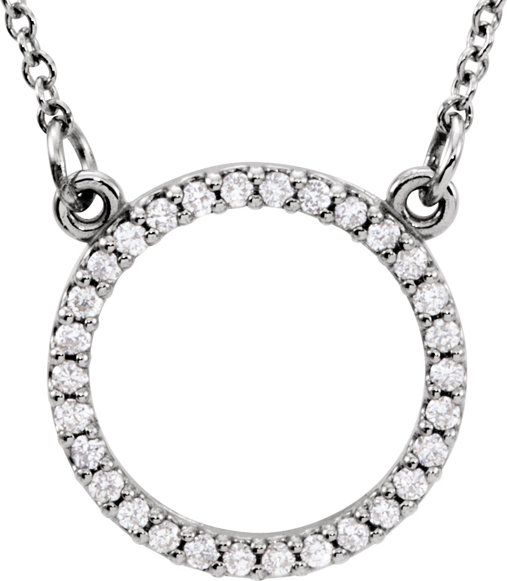 Petite Circle Necklace or Center