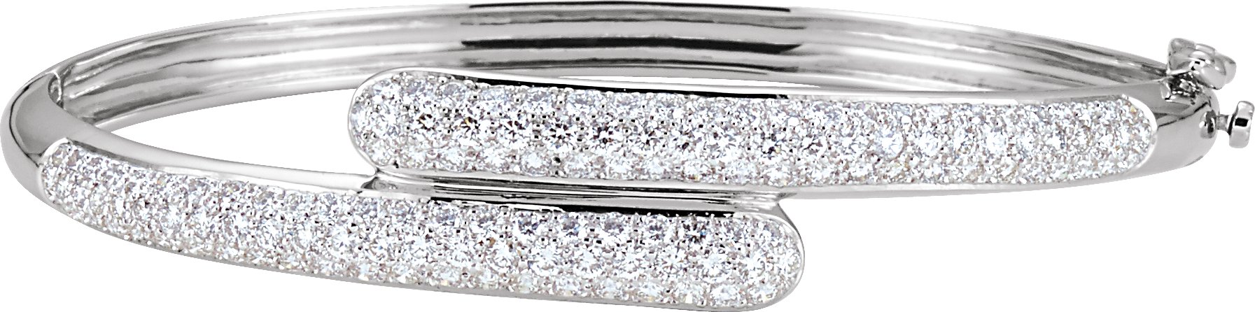 Pavé-Style Bangle Bracelet