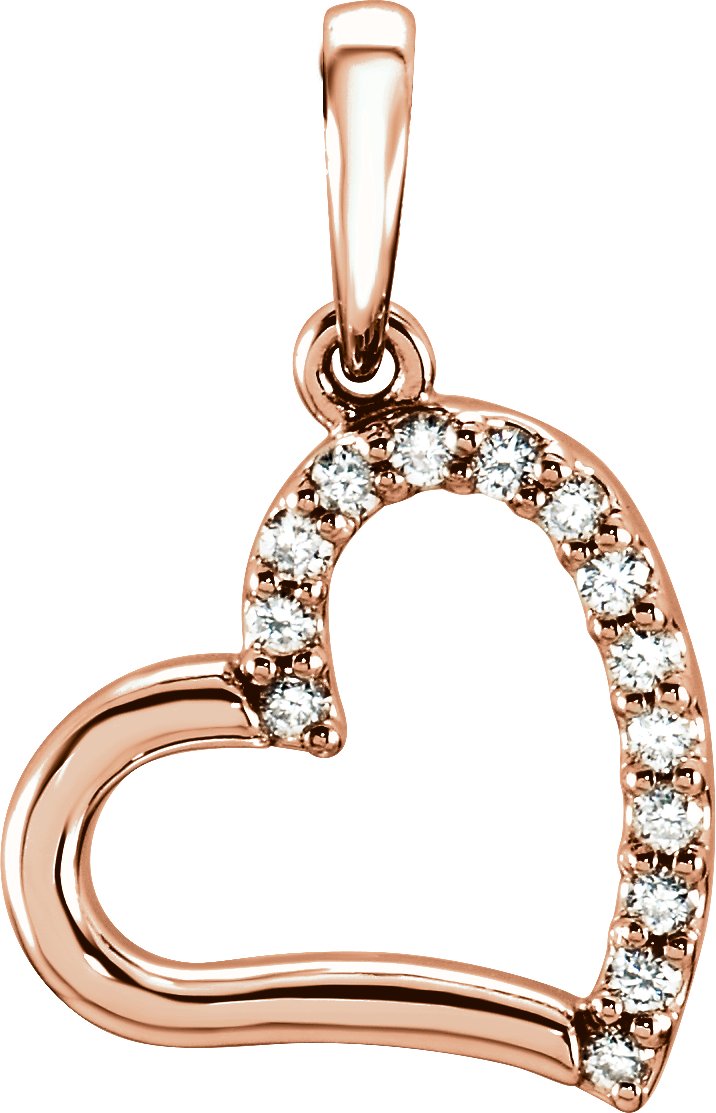 Accented Heart Pendant