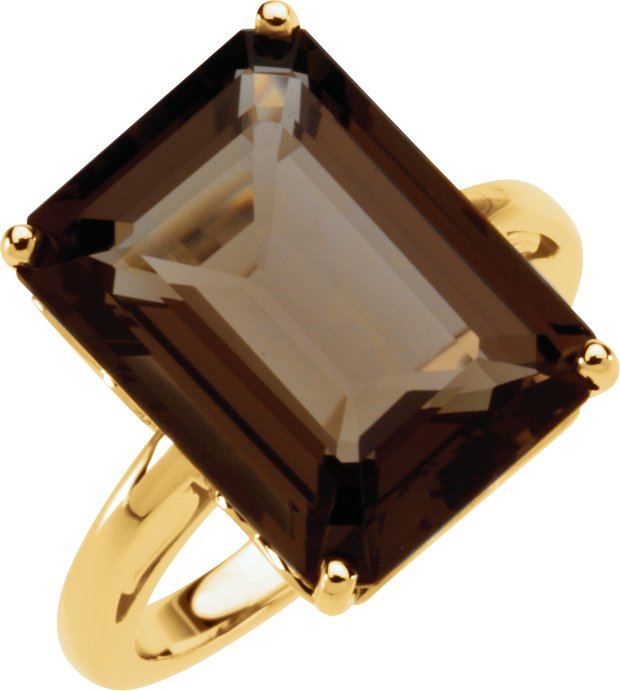 Scroll Setting® Solitaire Ring
