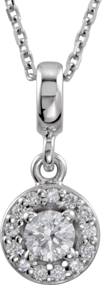 Halo-Style Necklace or Pendant
