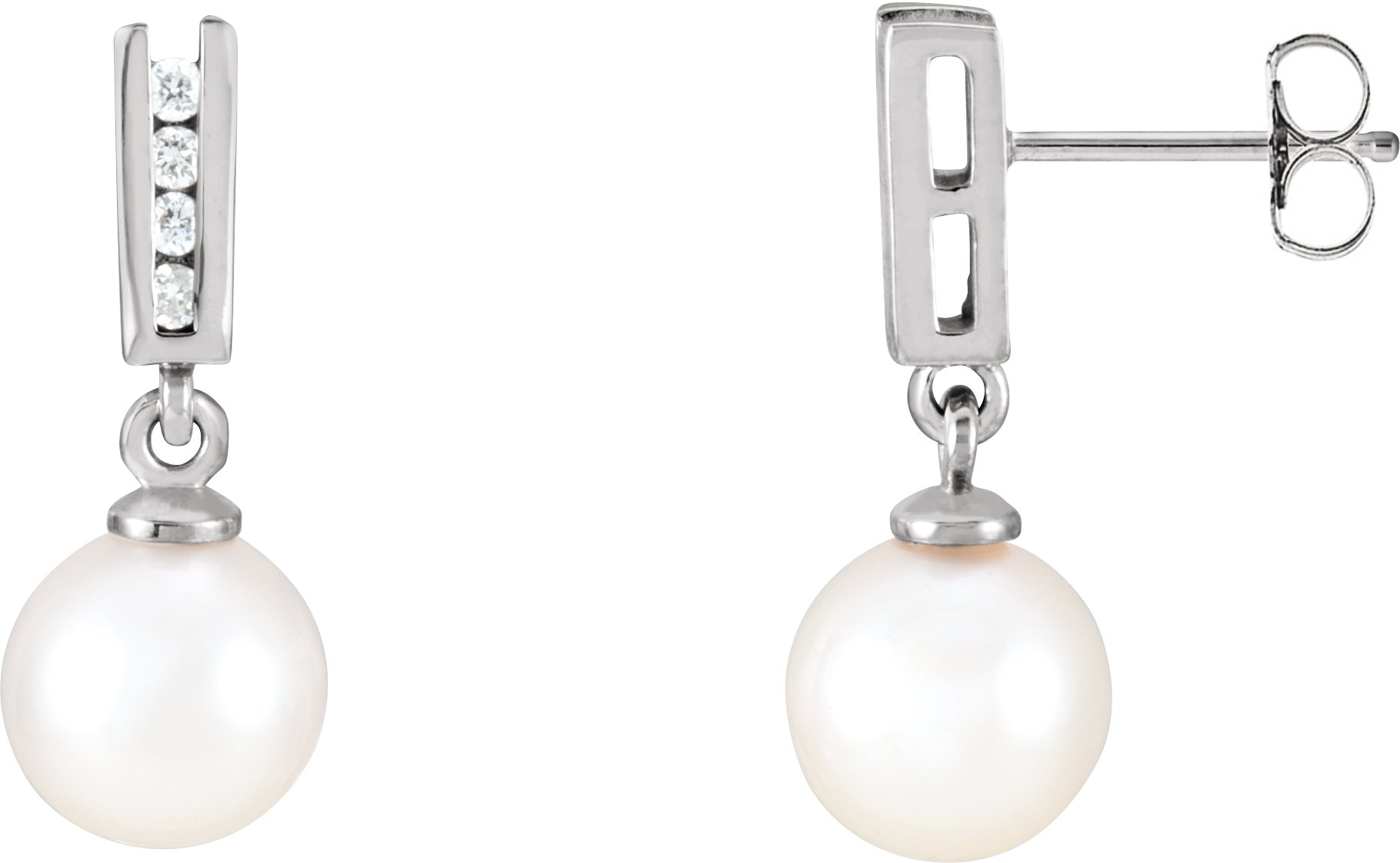 Accented Pearl Earrings