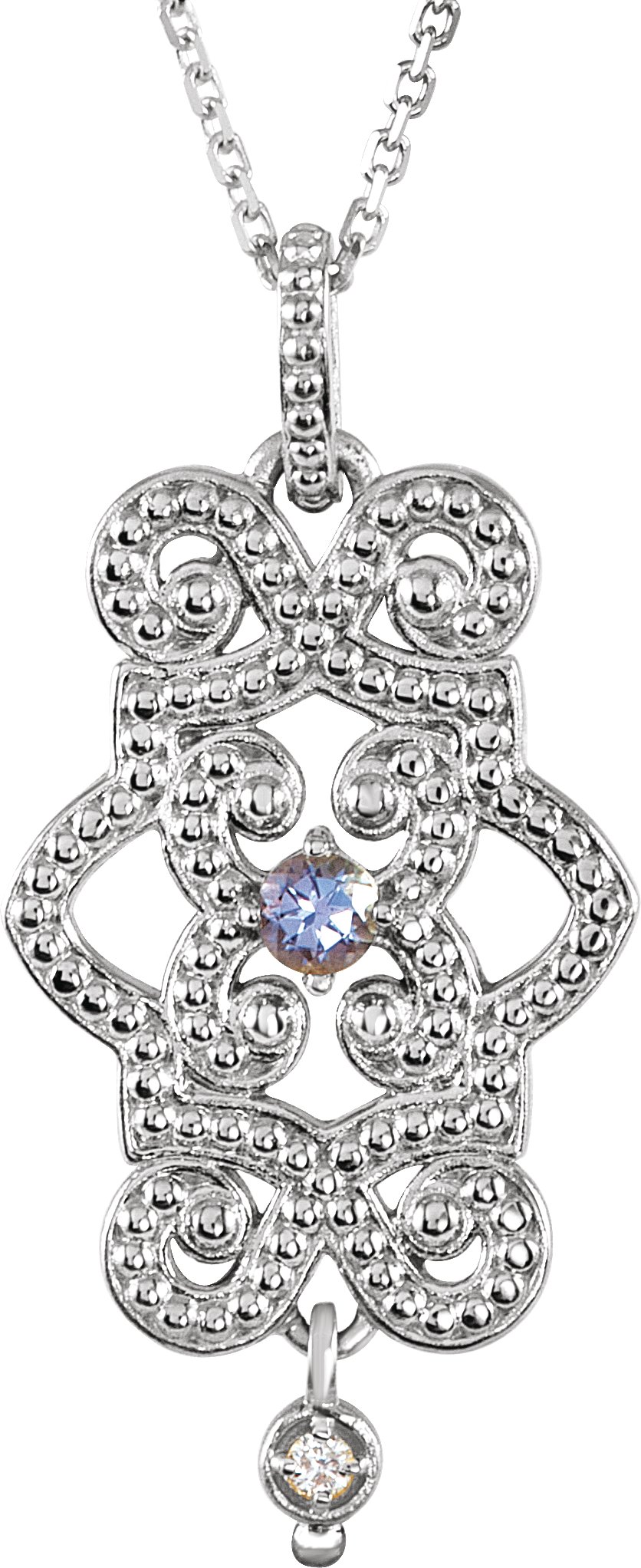 Granulated Necklace or Pendant