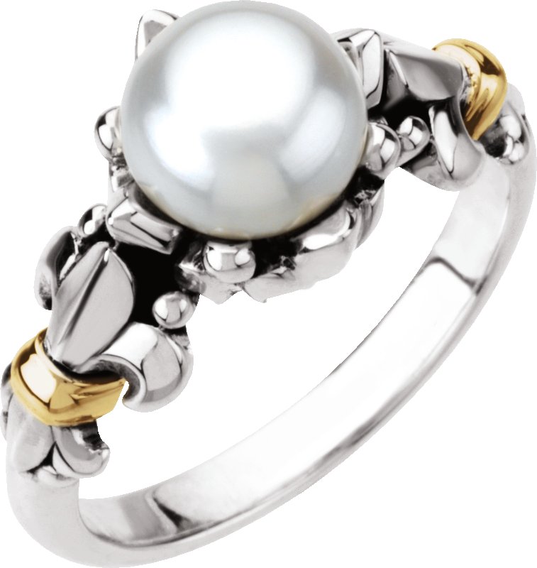 Pearl Fleur-de-lis Ring
