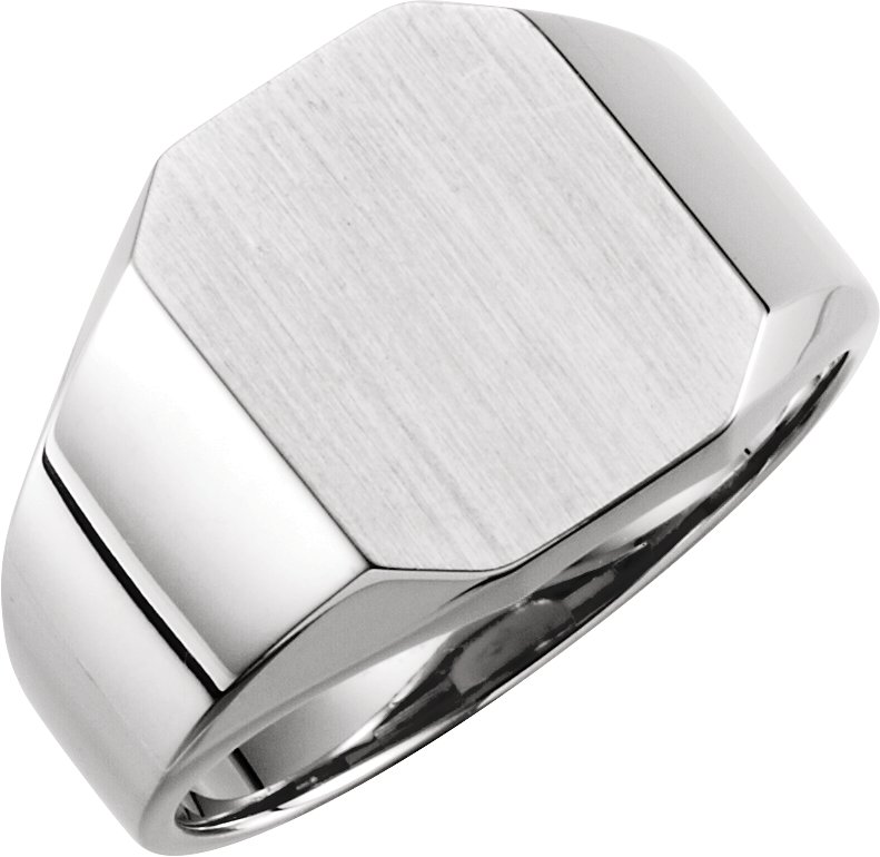 Octagon Signet Ring