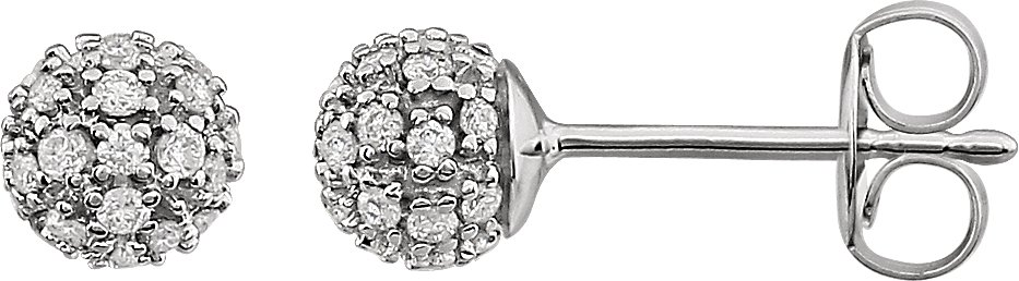 Cluster Ball Stud Earrings
