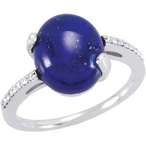 Accented Cabochon Ring