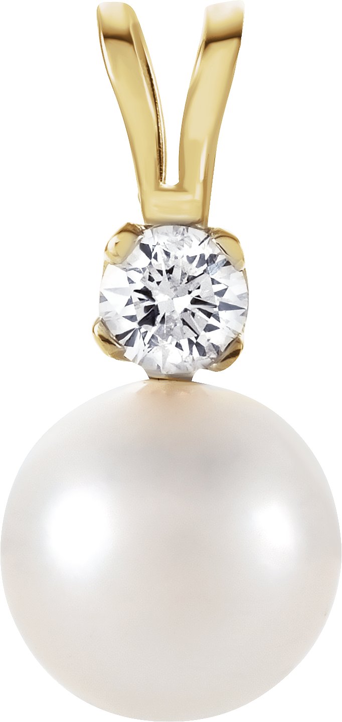 Accented Pearl Pendant