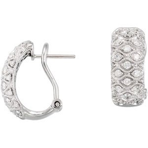 Accented Clip Earrings