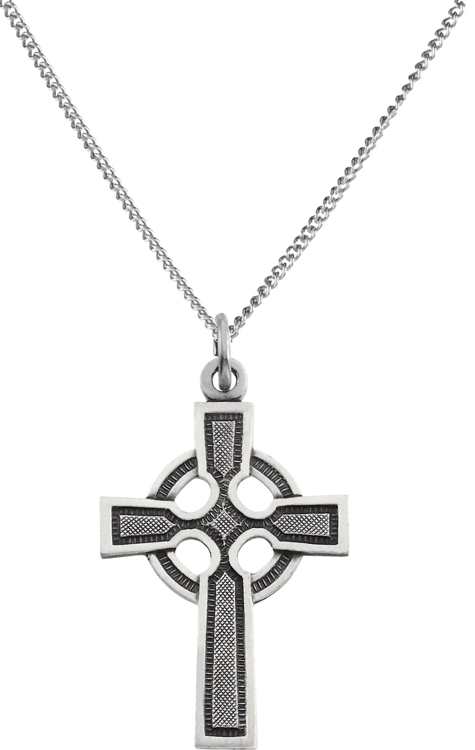 Celtic-Inspired Cross Necklace or Pendant
