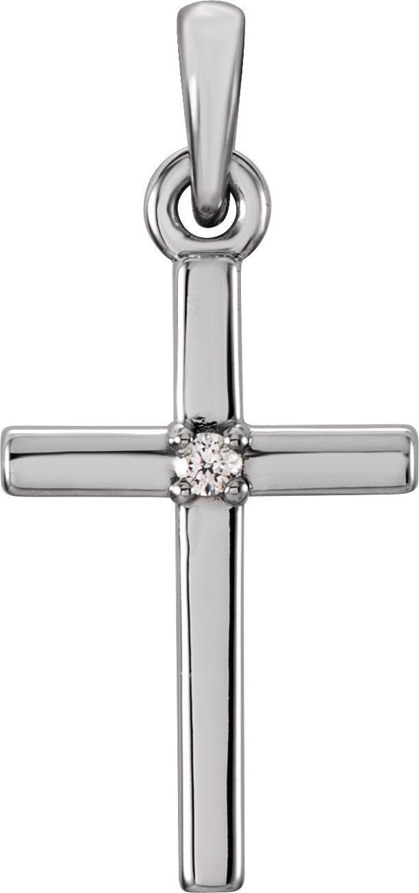 Birthstone Cross Pendant