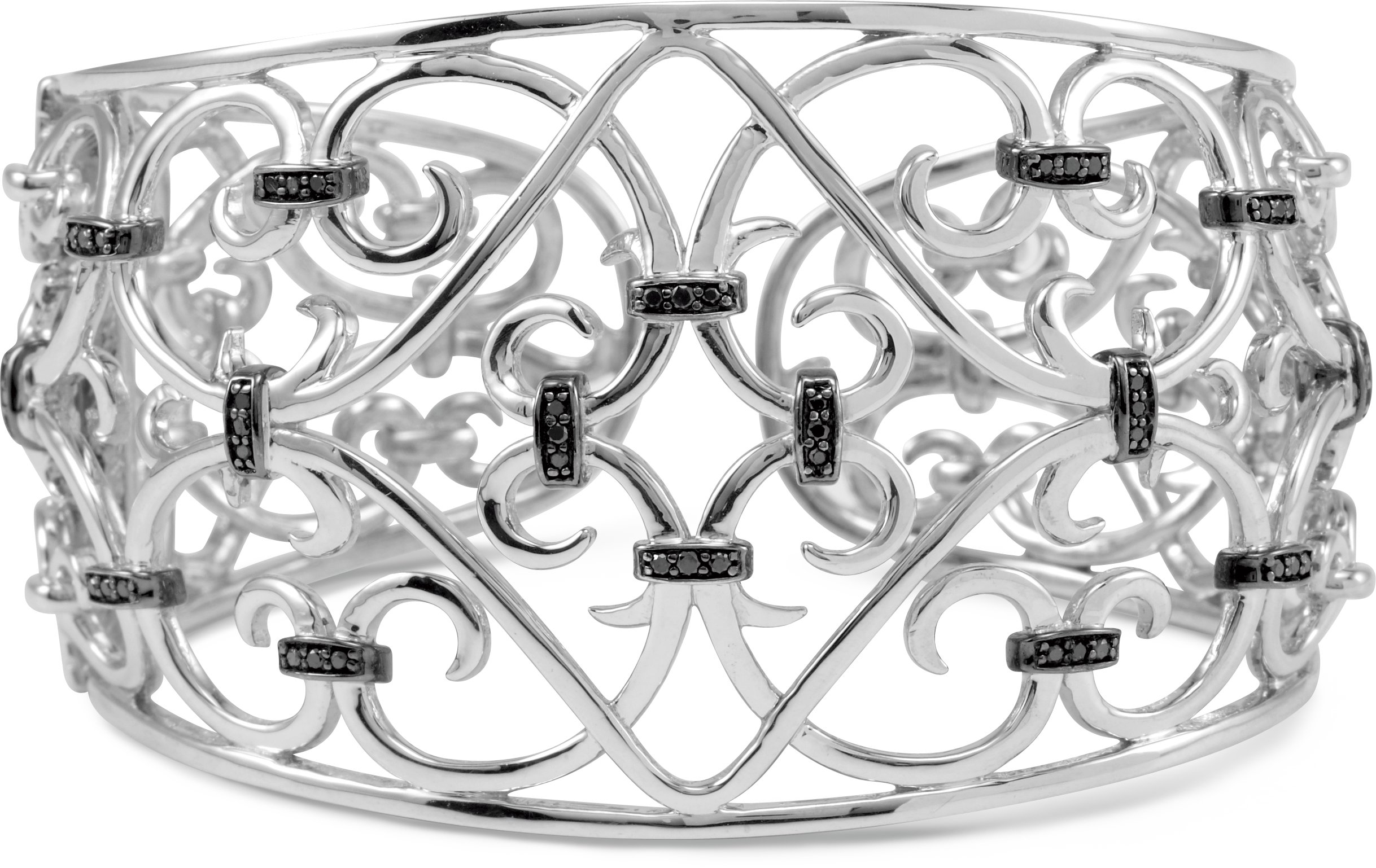 Filigree Scroll Cuff Bracelet
