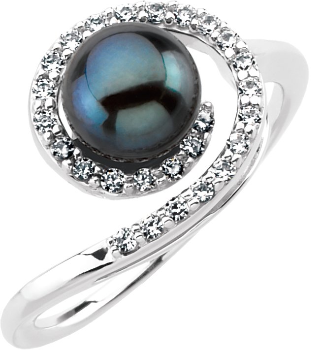 Accented Pearl Ring