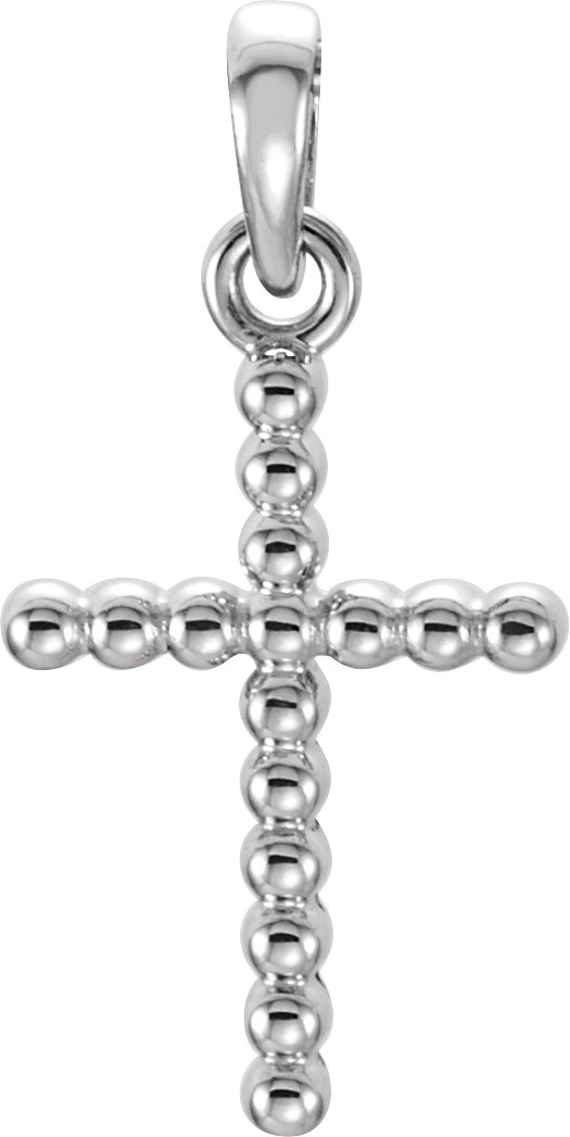 Beaded Cross Necklace or Pendant