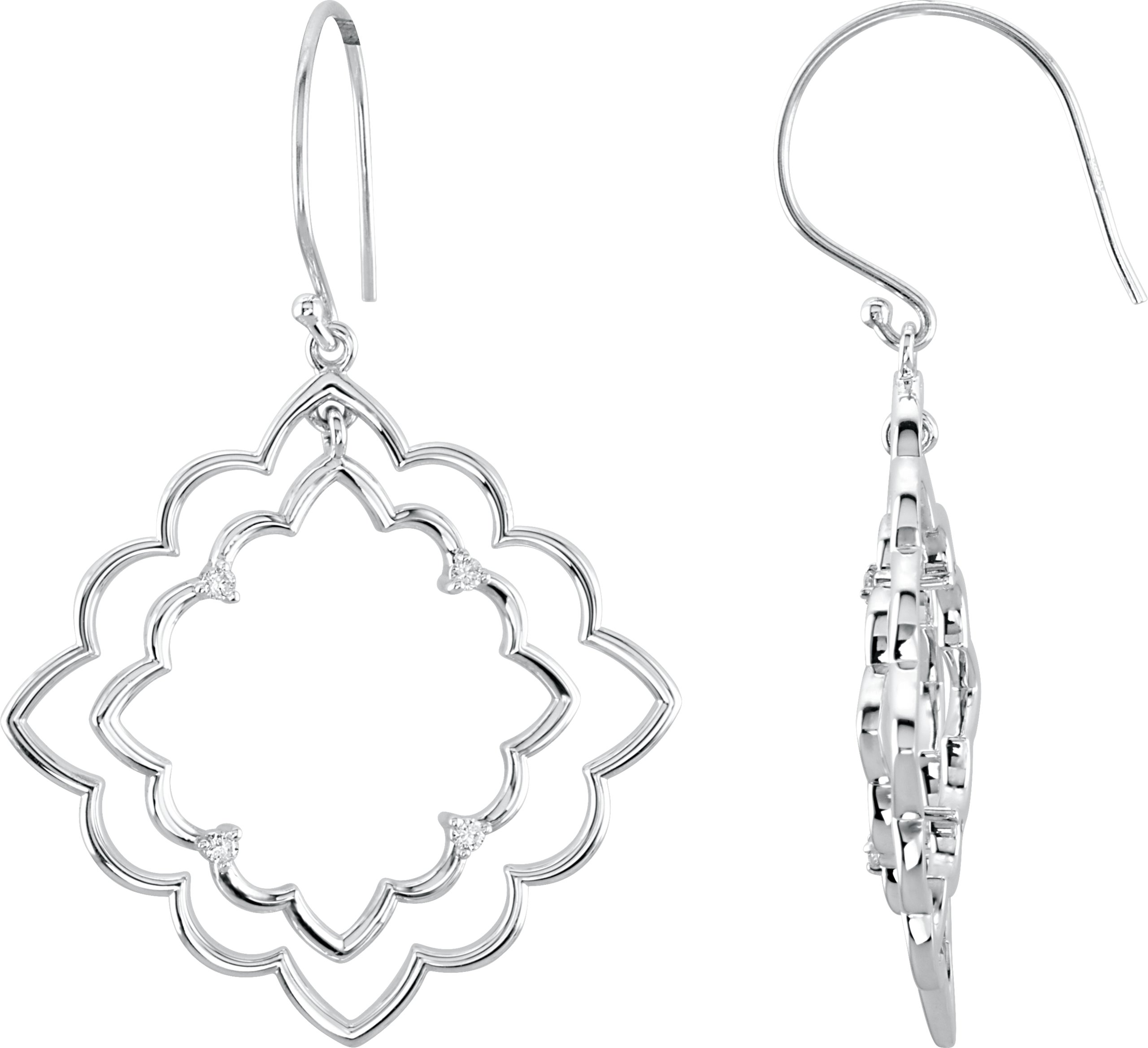 Accented Dangle Earrings