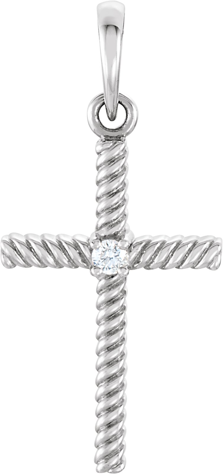 Rope Cross Pendant