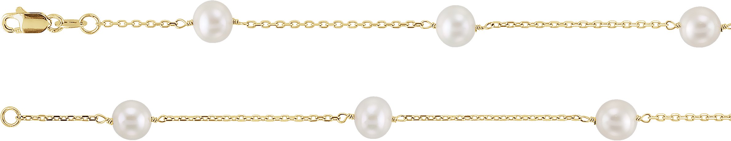 Pearl Station Necklace