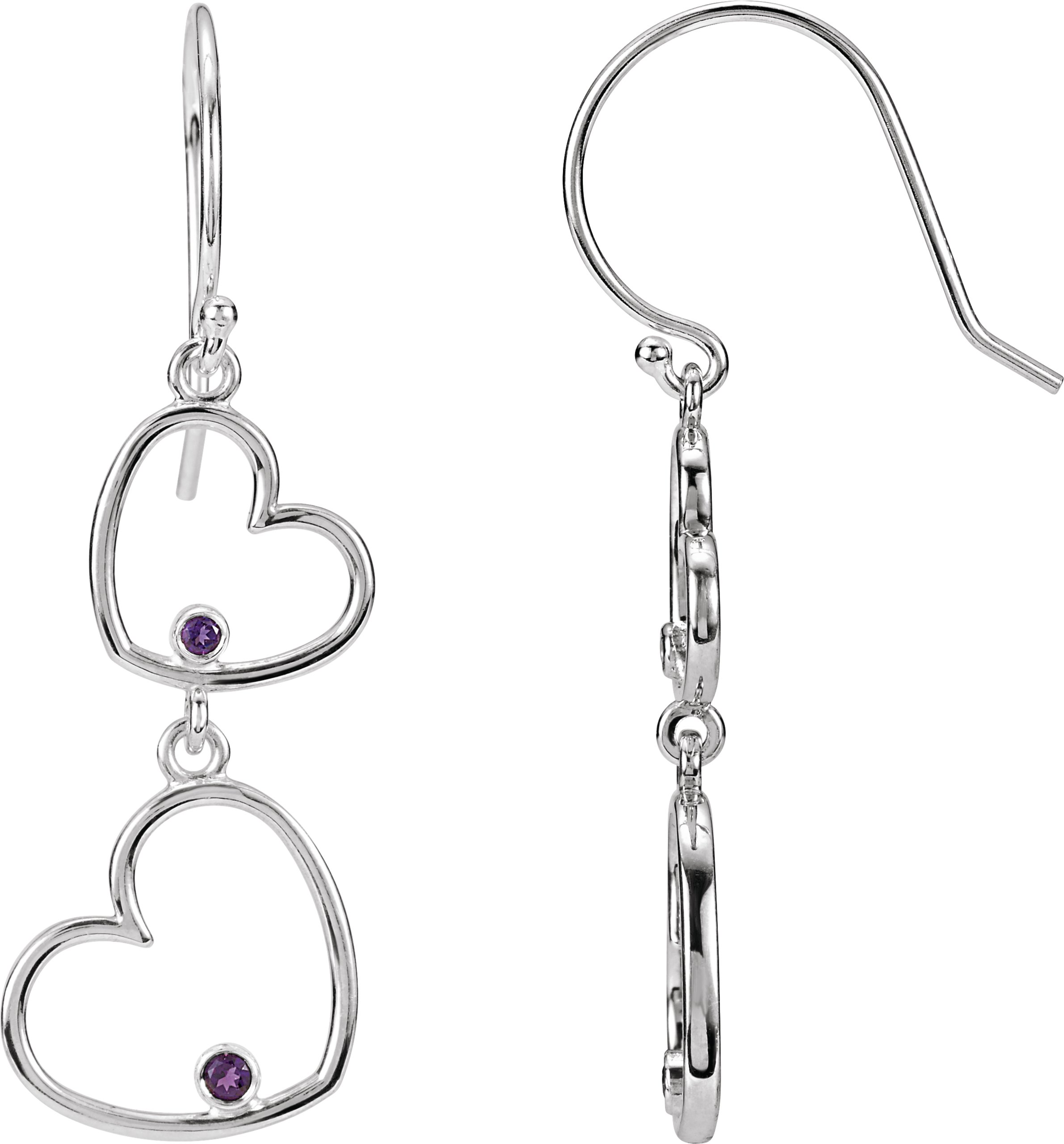 Double Heart Earrings