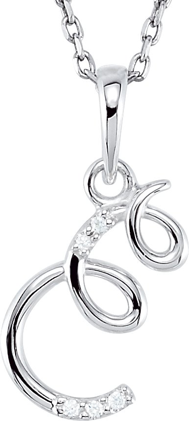 Initial Necklace or Pendant