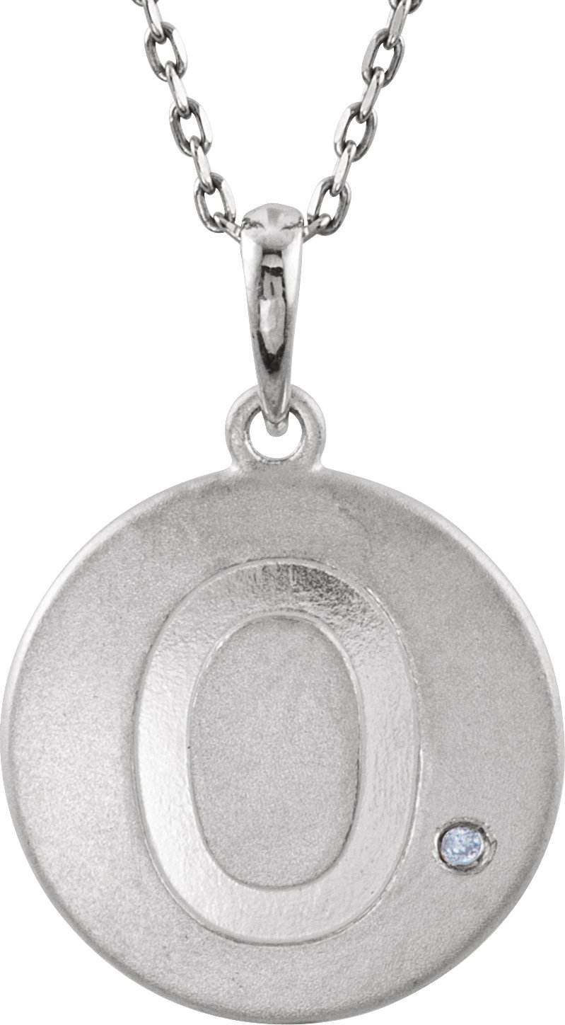 Accented Numeral Pendant