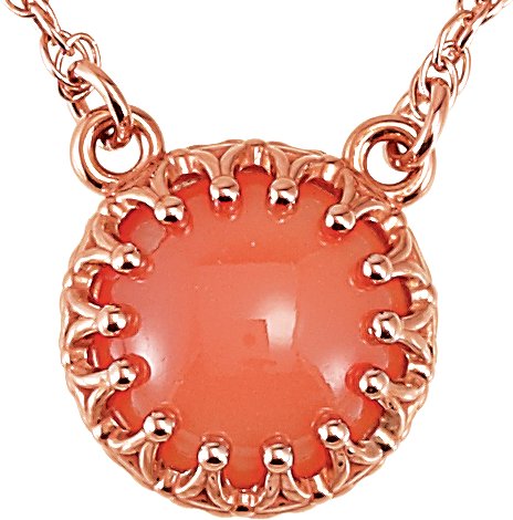 Cabochon Crown Necklace or Center