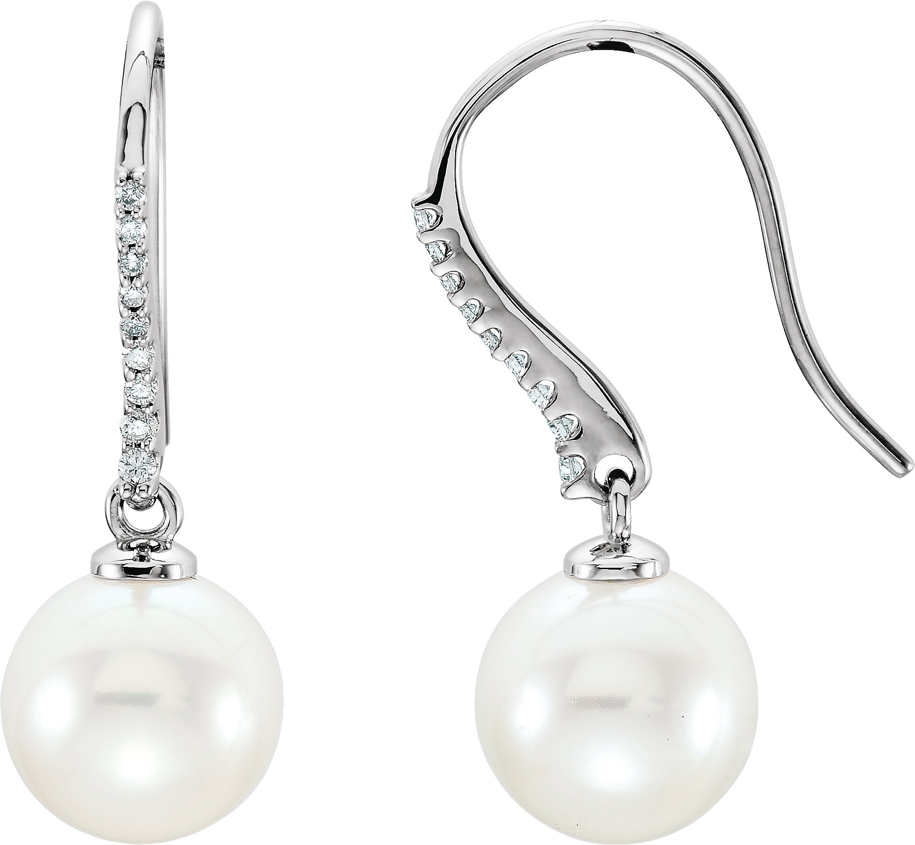 Accented Pearl Earrings