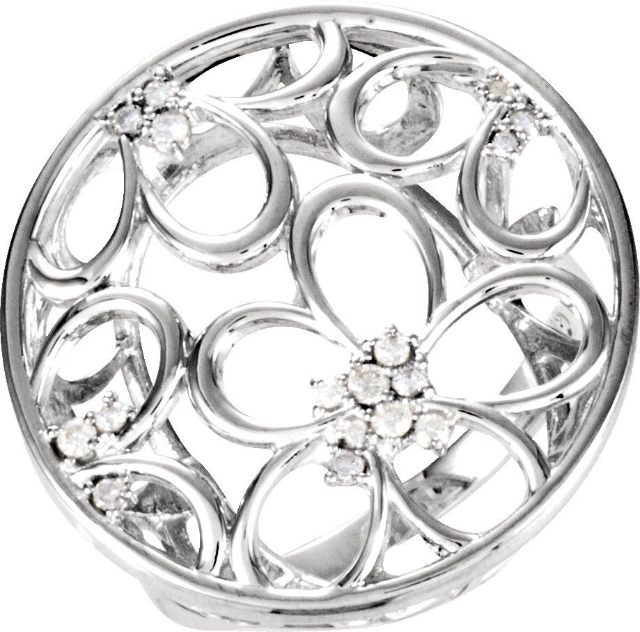 Accented Floral Ring