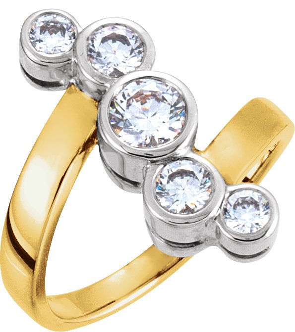 Bezel-Set Right Hand Ring