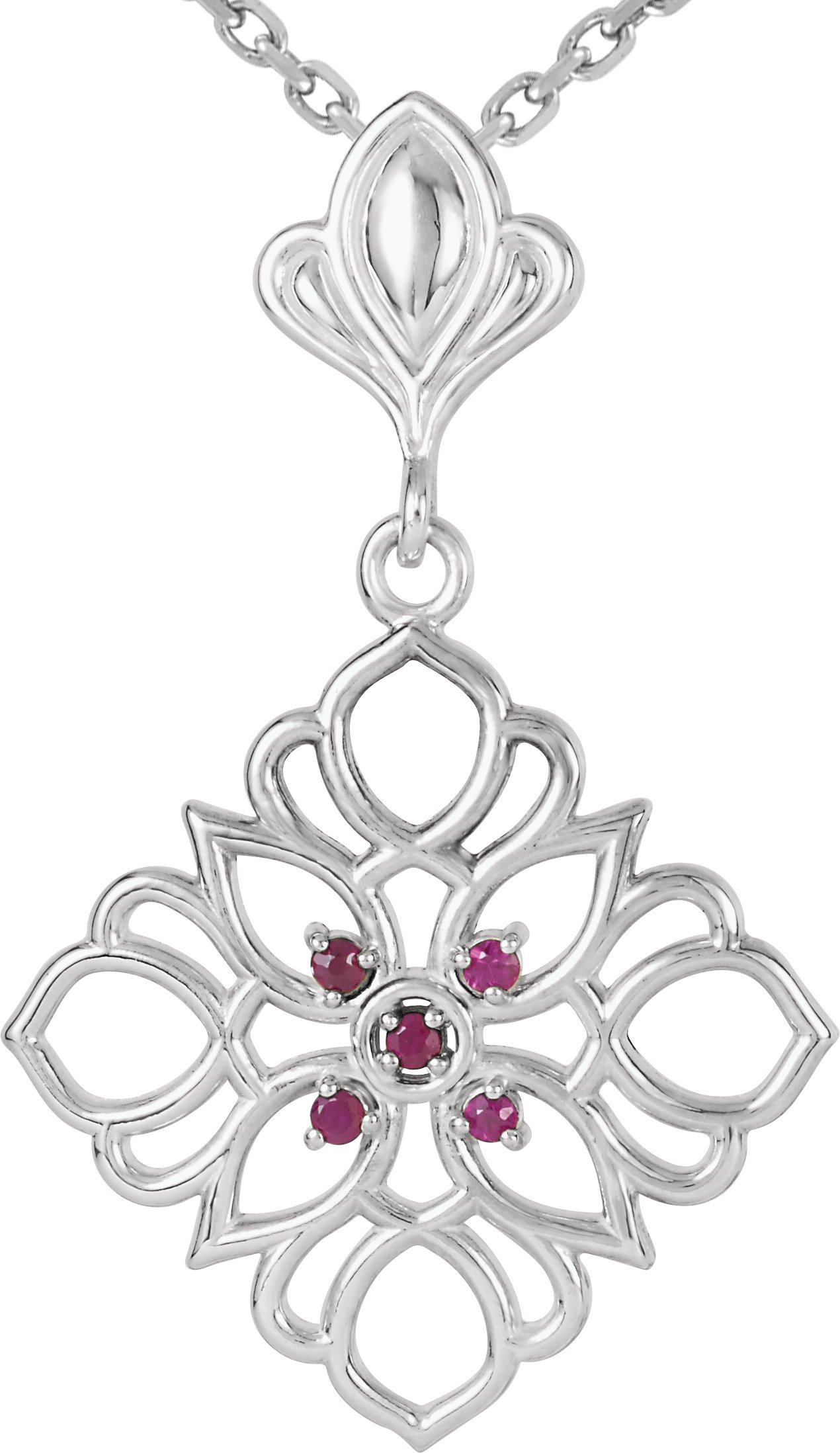 Floral Necklace or Pendant