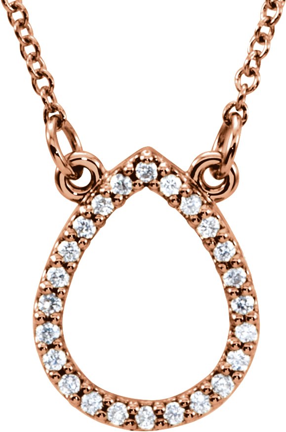Teardrop Necklace or Center
