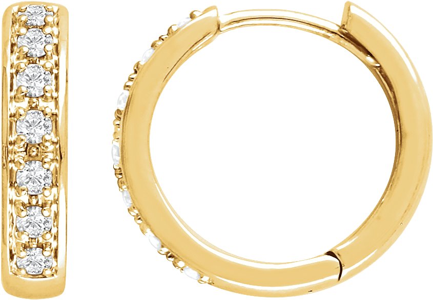 Accented Hoop Earrings