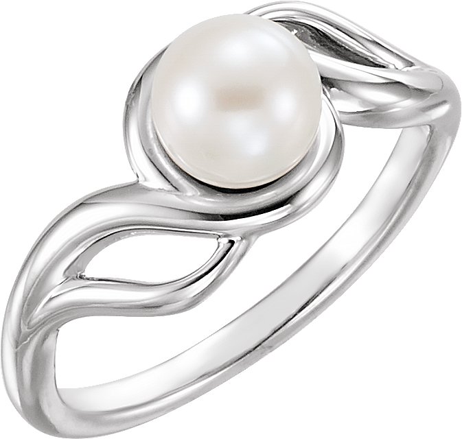 Pearl Freeform Ring