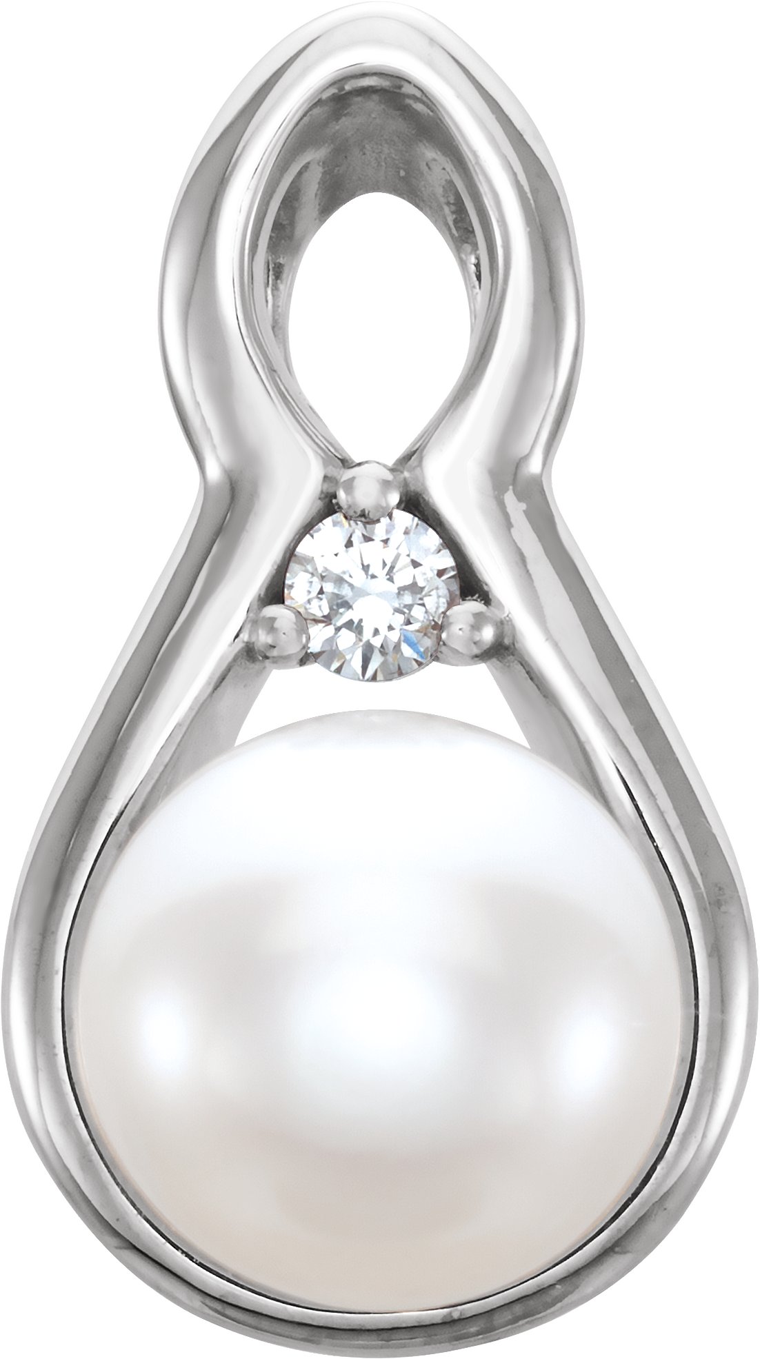 Accented Pearl Pendant