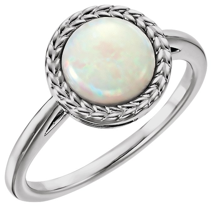 Bezel-Set Cabochon Ring