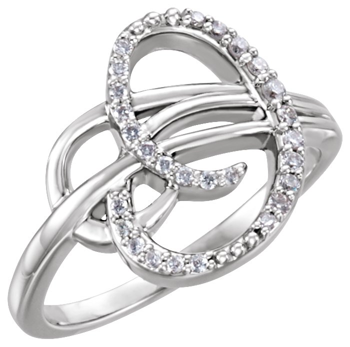Accented Freeform Ring