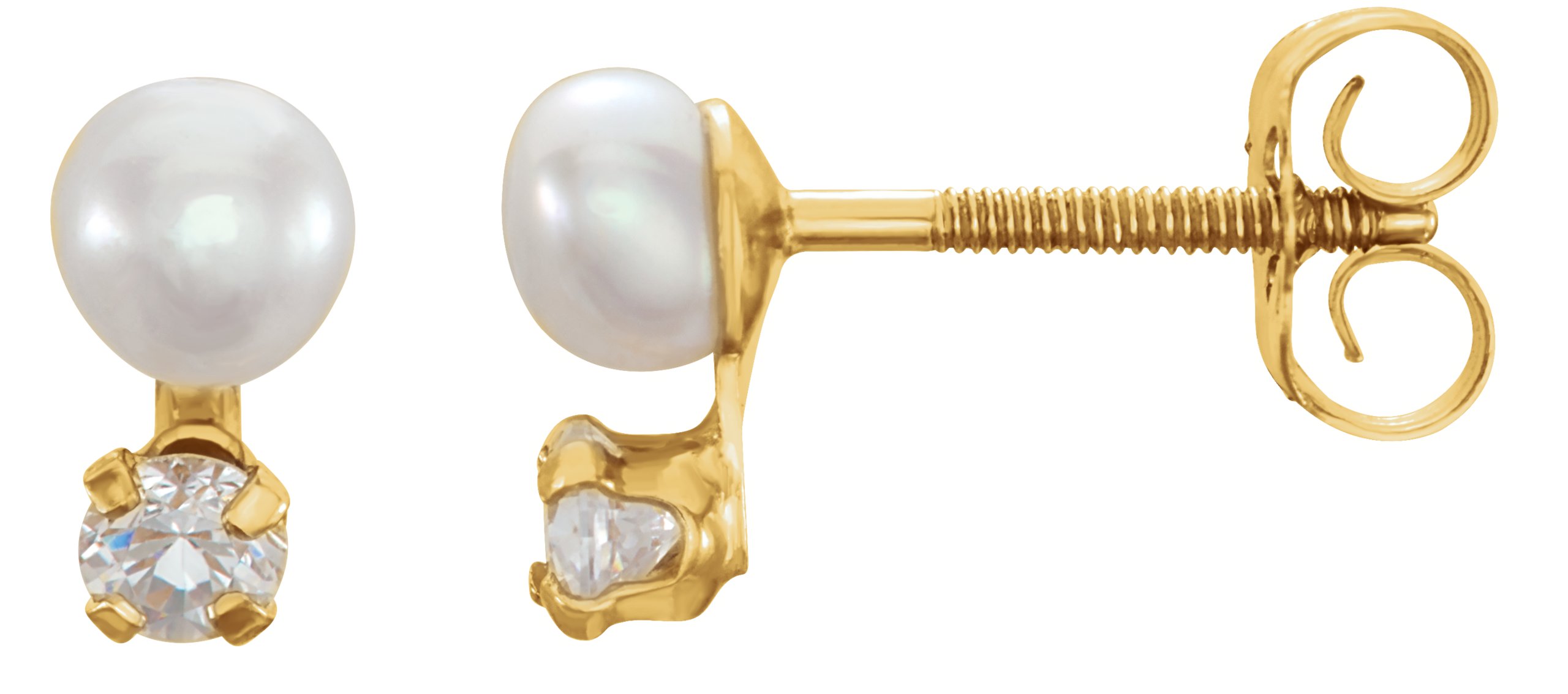 Youth Accented Pearl Earrings